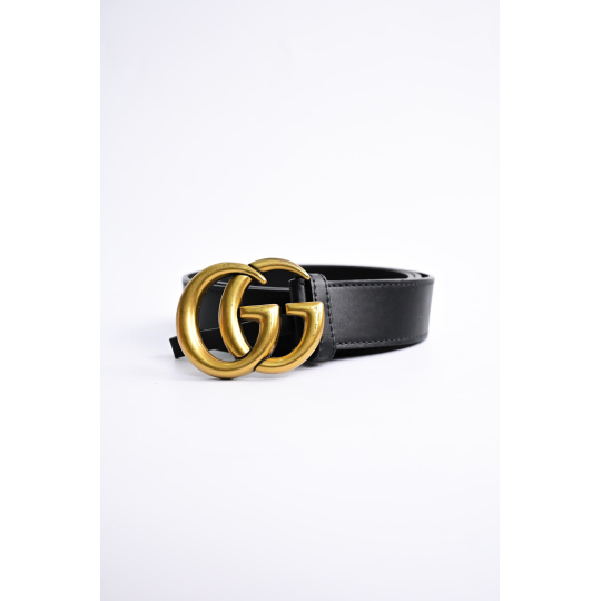 Gucci GG Marmont Thắt Lưng Đen