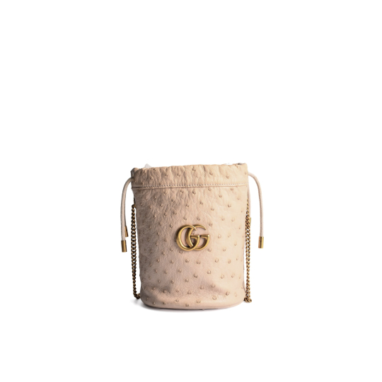 Gucci GG Marmont Bucket Mini Hồng Nude