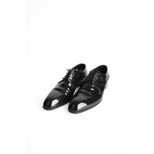 Louis Vuitton Derby Shoe Black Patent Leather
