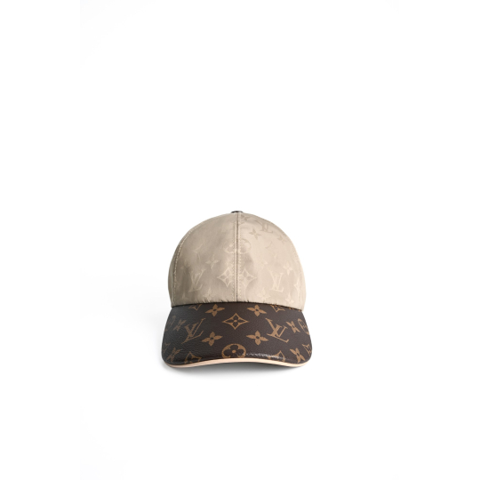 Nón Louis Vuitton Monogram Be Lưỡi Canvas Nâu