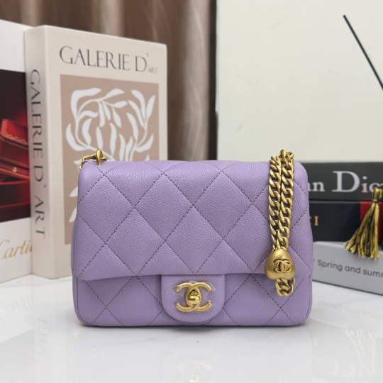 Chanel Mini7 Charm Tím