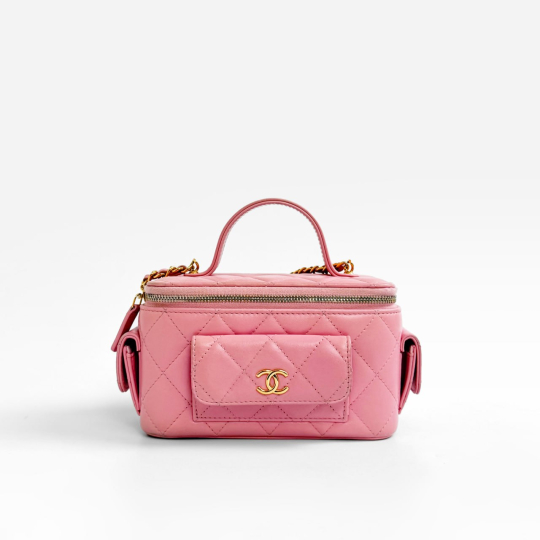 Chanel Vanity Lambskin Hồng