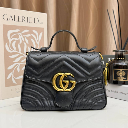 Gucci Marmont Tophandle Đen 