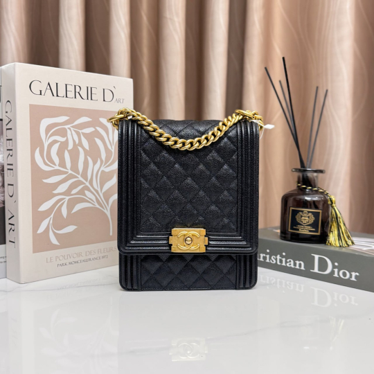 Túi Chanel Boy Phonebox Carviar
