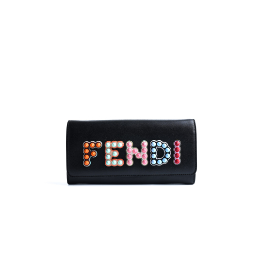 Ví Fendi Vitello Liberty Fun Fair Studded