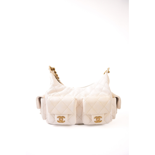 Chanel Shiny Lambskin Trắng