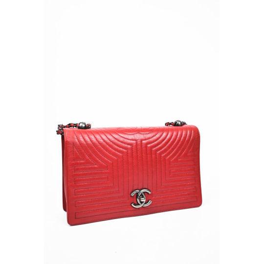 Chanel Quilted Calfskin Đỏ