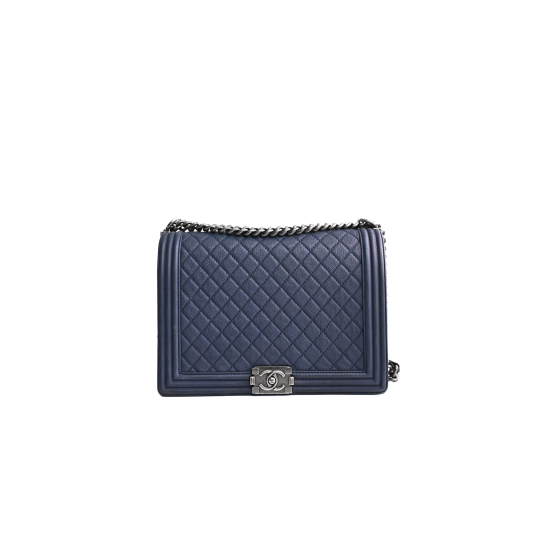 Chanel Boy Xanh Navy