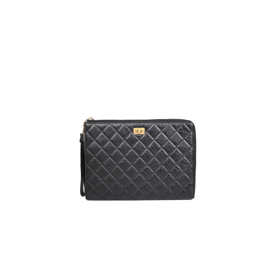 Chanel 2.55 Pouch Đen 