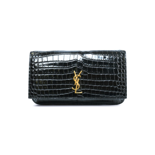 YSL Croc Đen