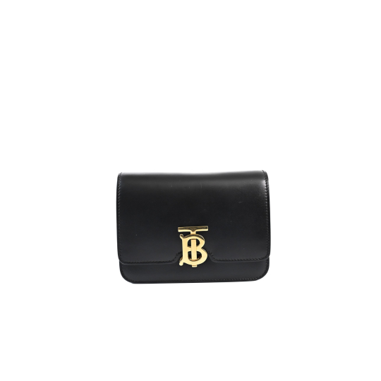 Burberry Mini Leather TB Bag 'Black'