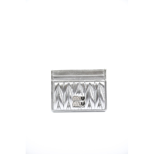 Miu Miu Matelassé Nappa Leather Card Holder 