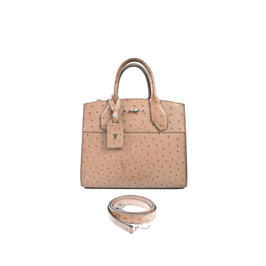 Louis Vuitton Ostrich City Steamer PM
