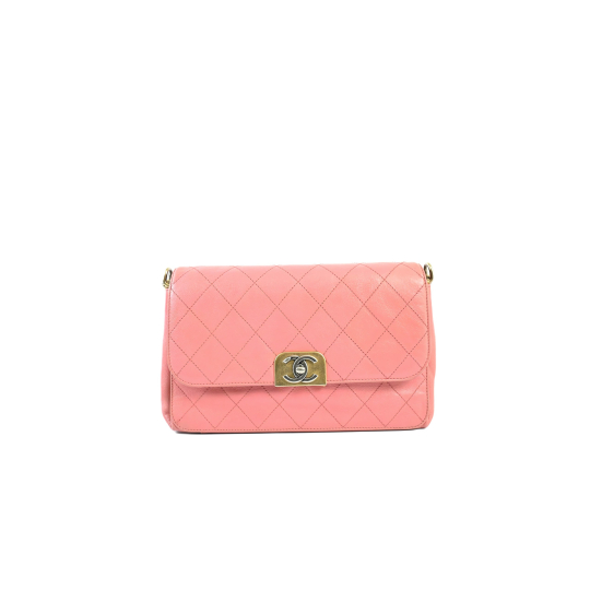 Chanel Calfskin Hồng