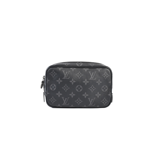  LV Toilet Pouch Monogram Đen