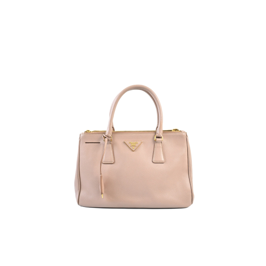 Prada Saffiano Lux Galleria Double Zip Tote