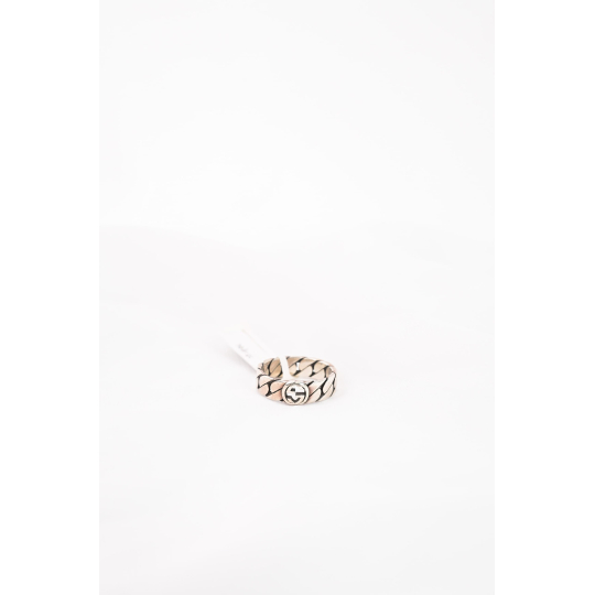 Chanel Chain Link Ring Gold Tone CC