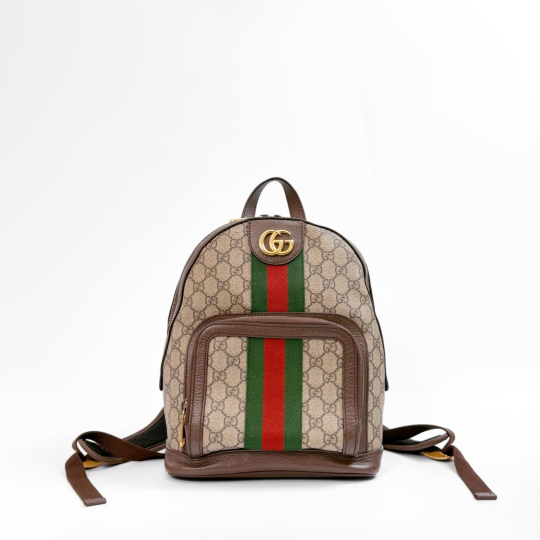 Gucci Ophidia GG Small Backpack Beige Web