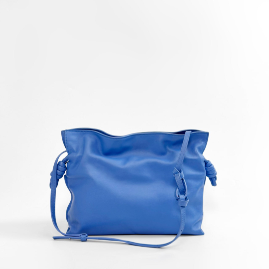 Loewe Flamenco Purse Blue Nappa Leather