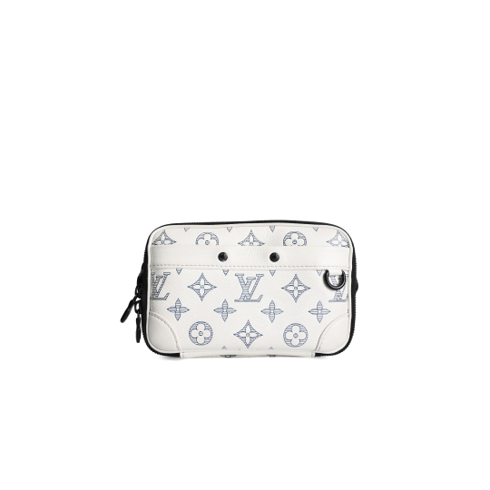 Louis Vuitton Alpha Wearable Wallet Monogram White