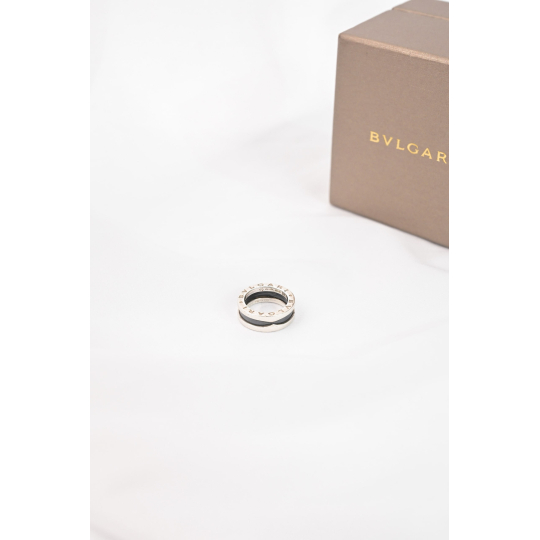 Bvlgari B zero1 Ring White Gold Pave Diamond
