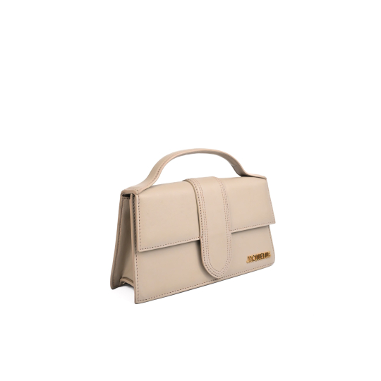 Jacquemus Le Bambino Long Beige Leather