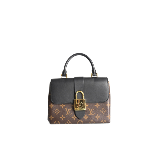 Louis Vuitton Locky BB Monogram Canvas Black Leather
