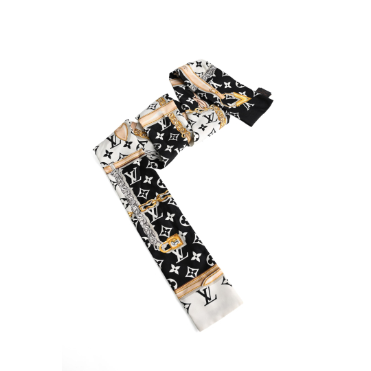 Louis Vuitton Bandeau Monogram Đen Trắng