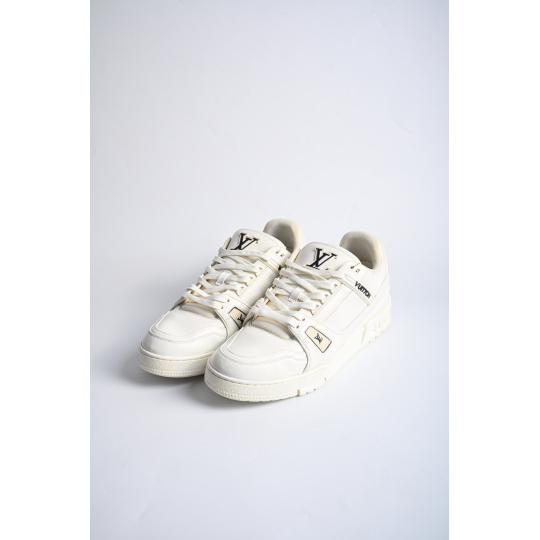 Louis Vuitton LV Trainer Sneaker All White Leather