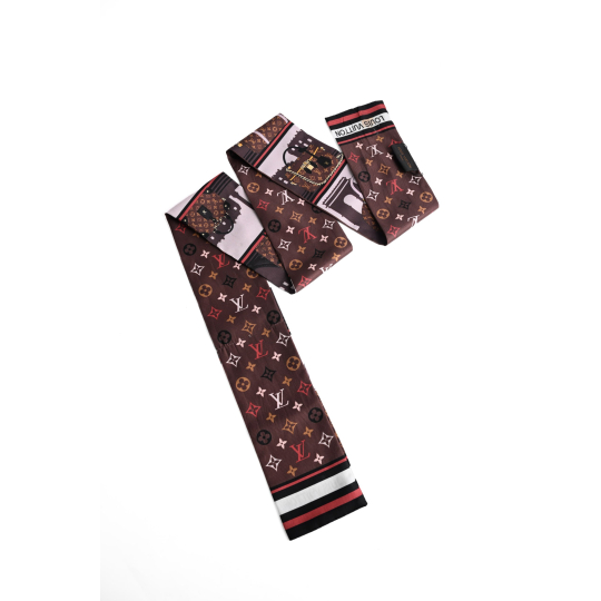 Louis Vuitton Bandeau Monogram Nâu Đỏ
