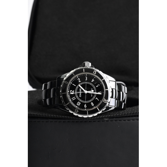 Chanel Đồng Hồ J12 Gốm Đen