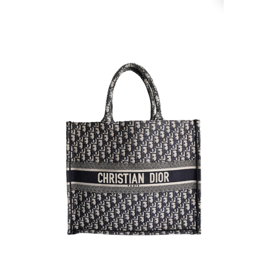 Dior Book Tote Medium Blue Oblique