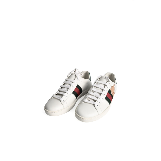 Gucci Ace Sneaker White Ox Embroidered