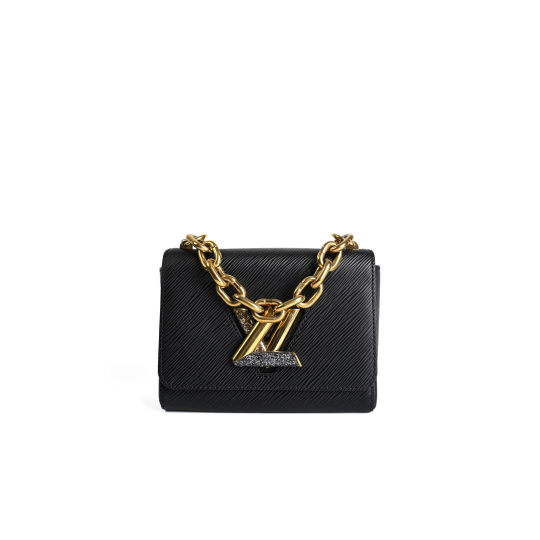Louis Vuitton Twist Chain Black Epi Leather