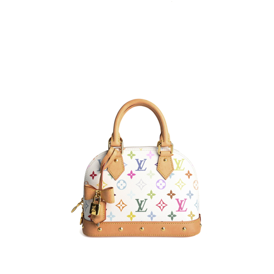 Louis Vuitton Alma BB Monogram Multicolore White
