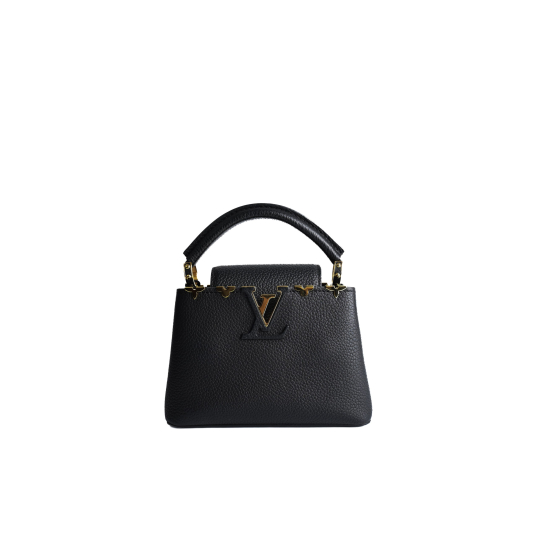 Louis Vuitton Capucines BB Black Taurillon Studded