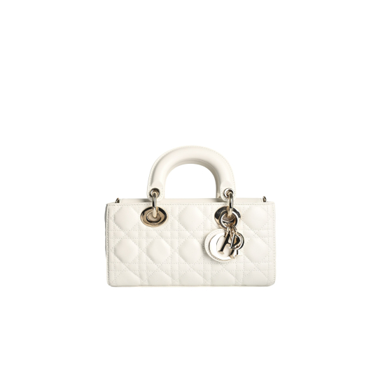 Dior Lady D-Joy White Cannage Lambskin