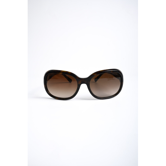 Chanel Oversized Sunglasses Tortoise Brown Gradient