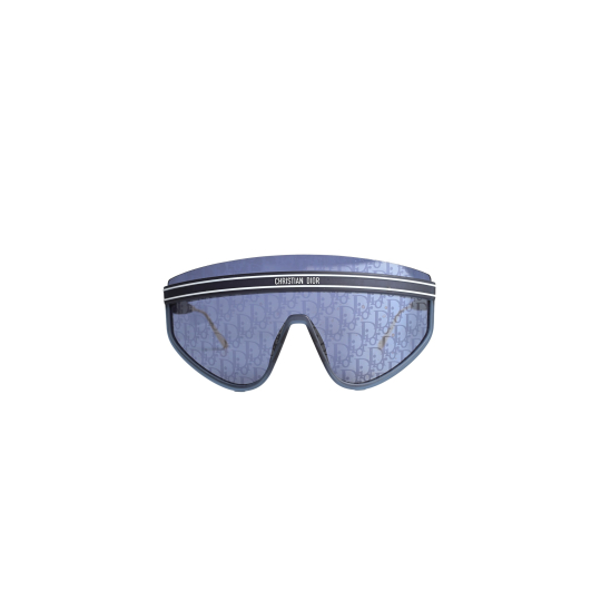 Dior Club M1U Shield Sunglasses Blue Oblique