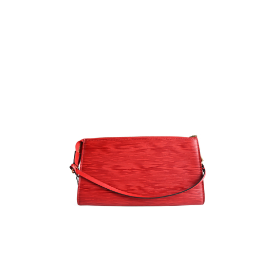 Louis Vuitton Pochette Accessoires Epi Red