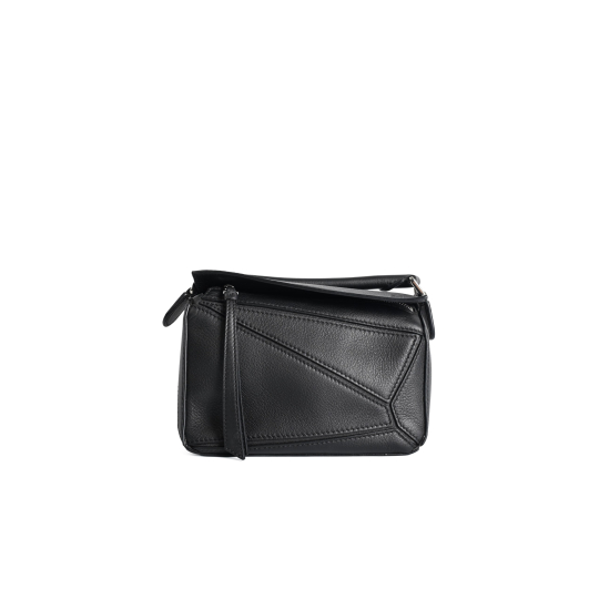 Loewe Puzzle Bag Small Black Calfskin