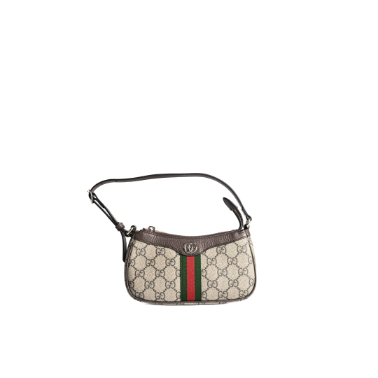Gucci Ophidia GG Small Shoulder Bag Beige Web