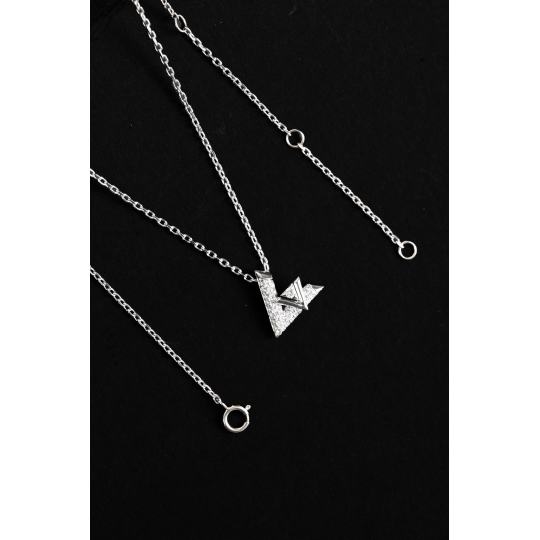Louis Vuitton Essential V Necklace Silver