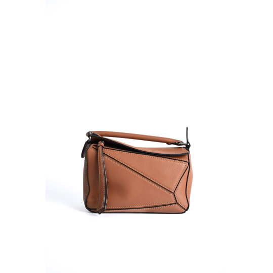 Loewe Puzzle Small Tan Classic Calfskin