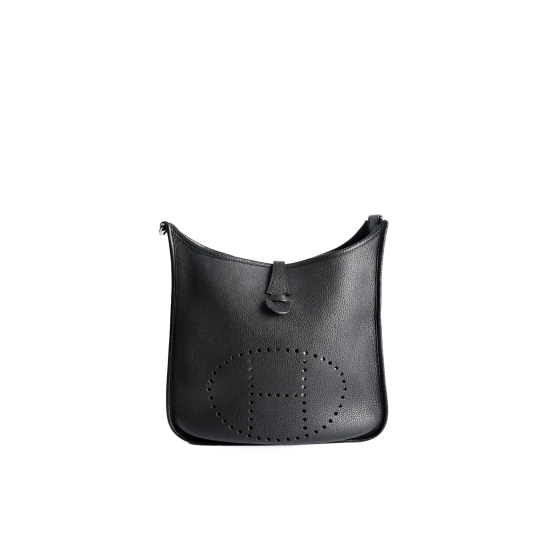 Hermes Evelyne III PM Black Clemence