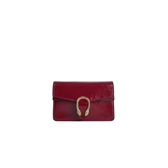 Gucci Dionysus Super Mini Burgundy Leather