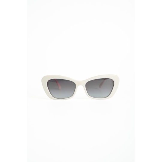 Chanel Sunglasses Ivory Rectangular Acetate