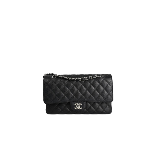 Túi Chanel Classic Flap Da Caviar Đen SHW