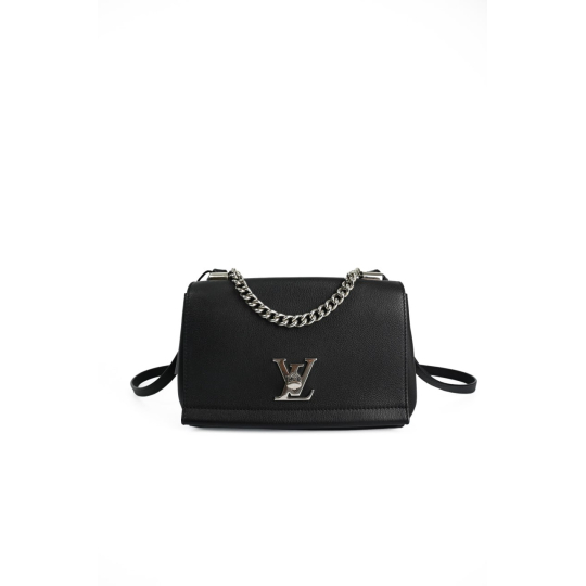 Túi Louis Vuitton Lockme BB Da Bê Đen SHW