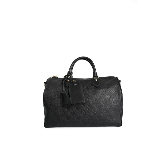 Túi Louis Vuitton Speedy Bandoulière Monogram Empreinte Đen